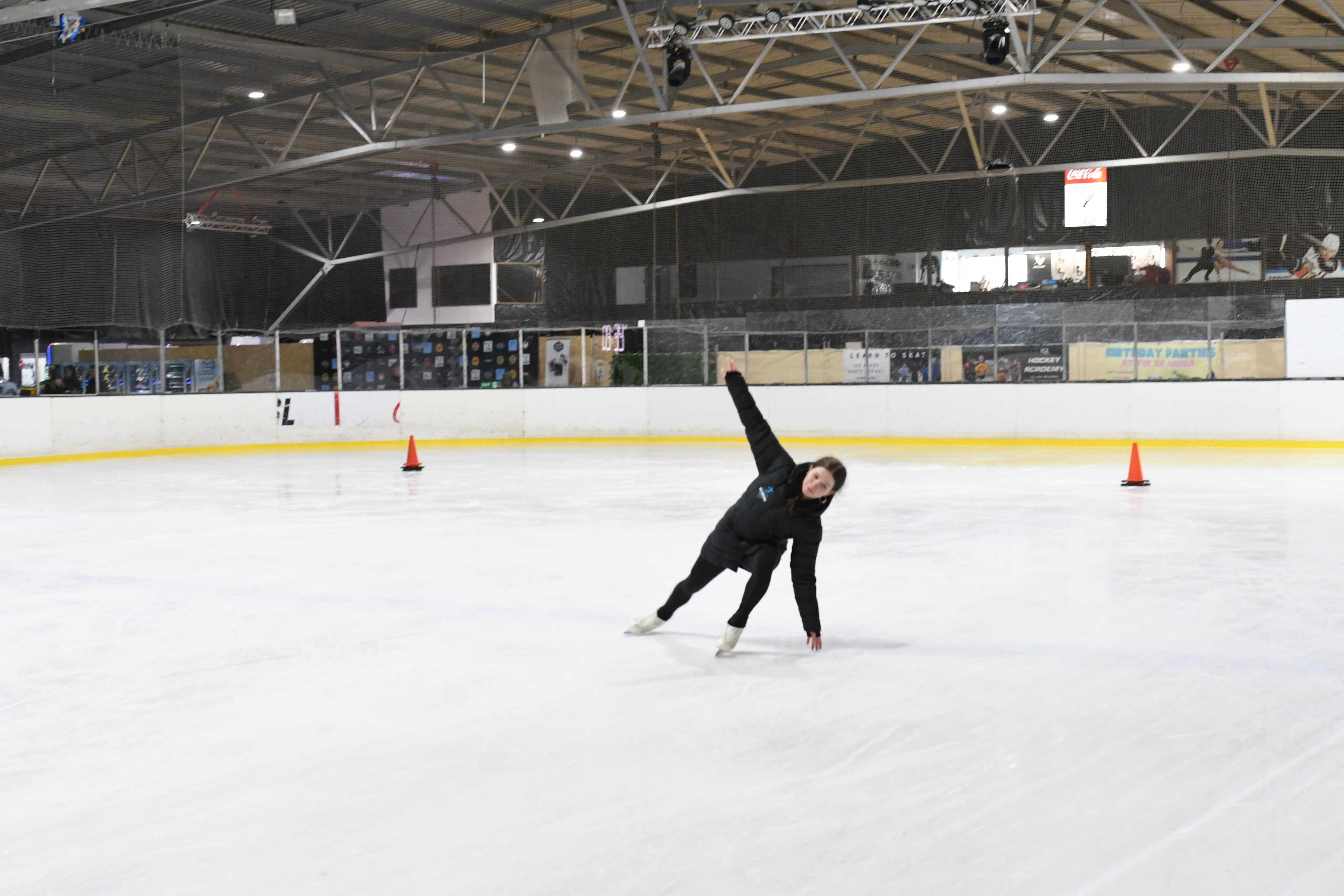 Figure skater on the ice