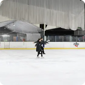 Figure skating training session