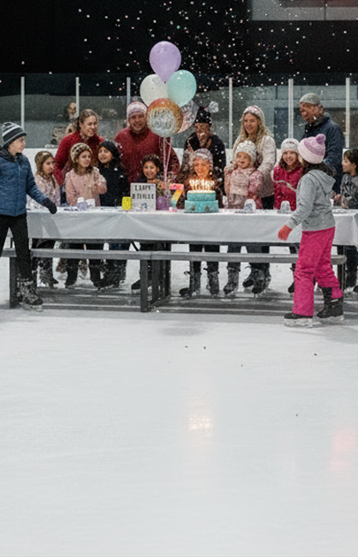 Birthday party on ice